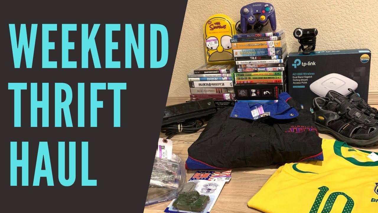 Goodwill Thrift Haul For Ebay | 8 Stores, $94 Spent, And 2 Packs Of Beer