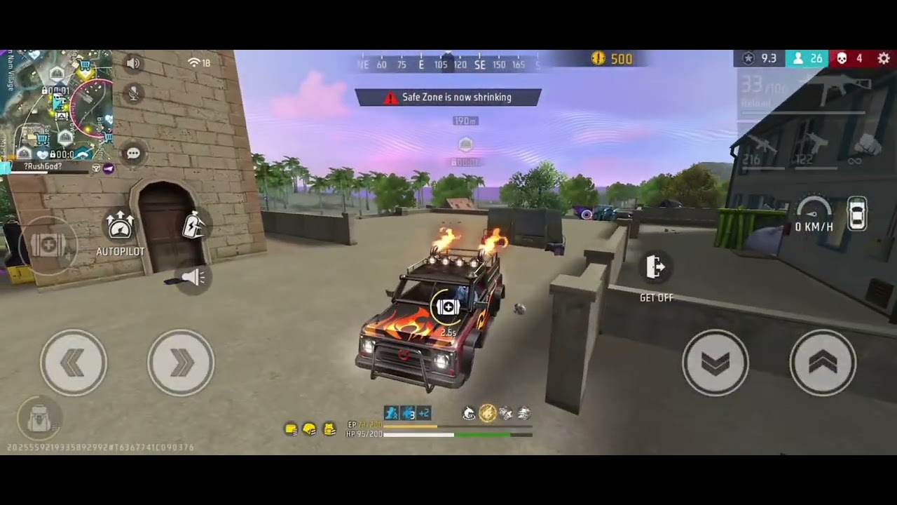 Can I Win 1vs4 in Bermuda? 😱🔥 | Free Fire Comeback | RUSH GOD GAMER