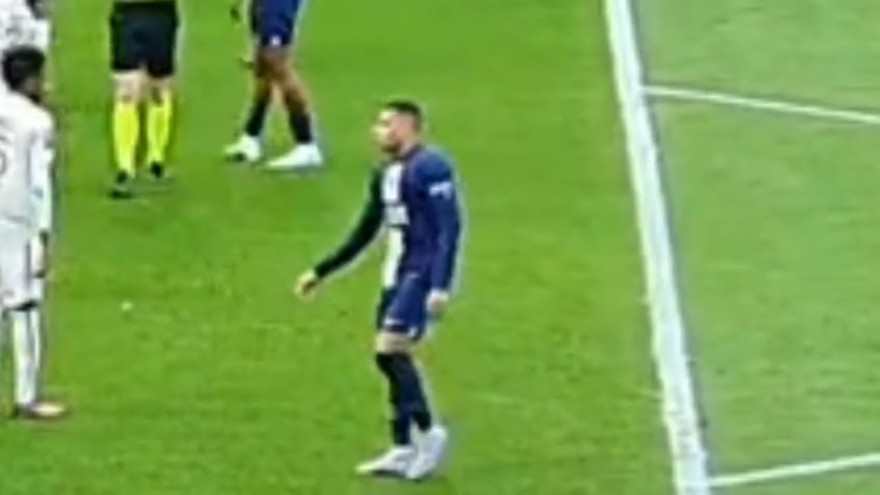 ONE MINUTE MBAPPE CAM DURING MESSI FREECKICK
