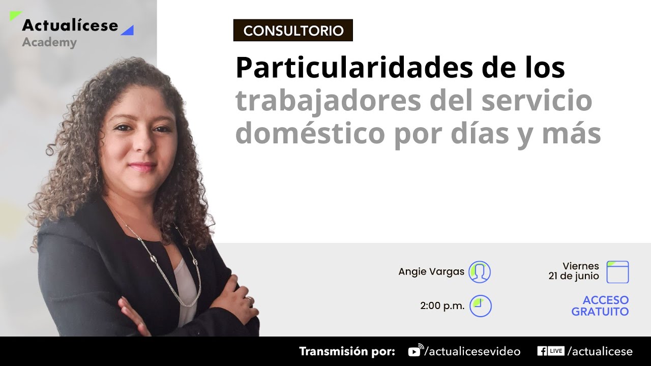 Particularidades de los trabajadores del servicio doméstico por días y más