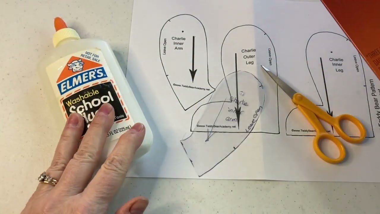 Preparing Teddy Bear Patterns