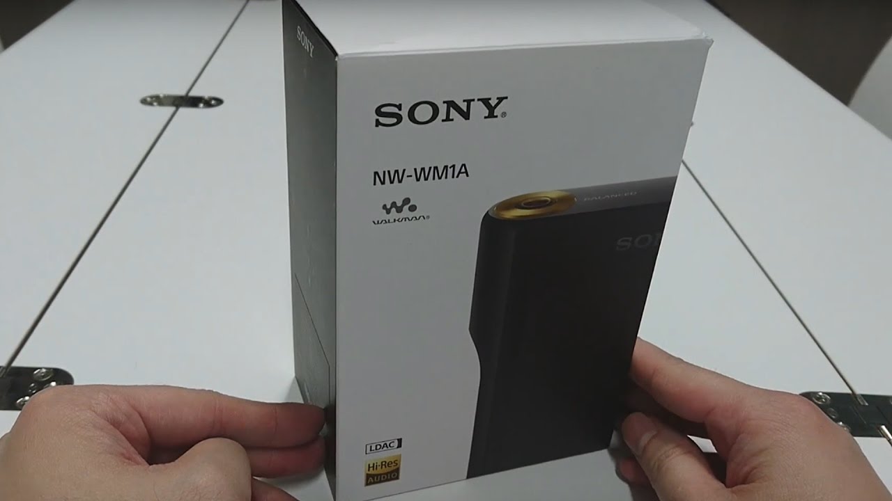 [Unboxing] Walkman NW-WM1A Sony Signature Series