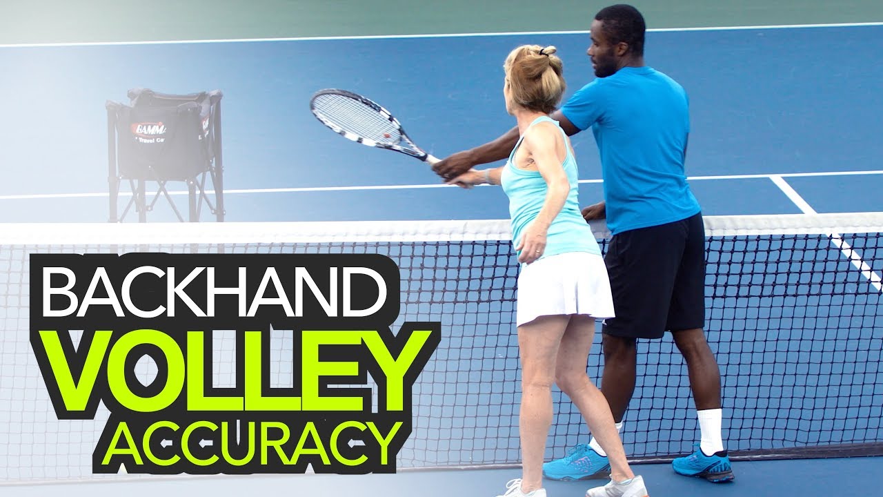 EXCLUSIVE VIP Access: Backhand Volley Accuracy (tennis lesson)