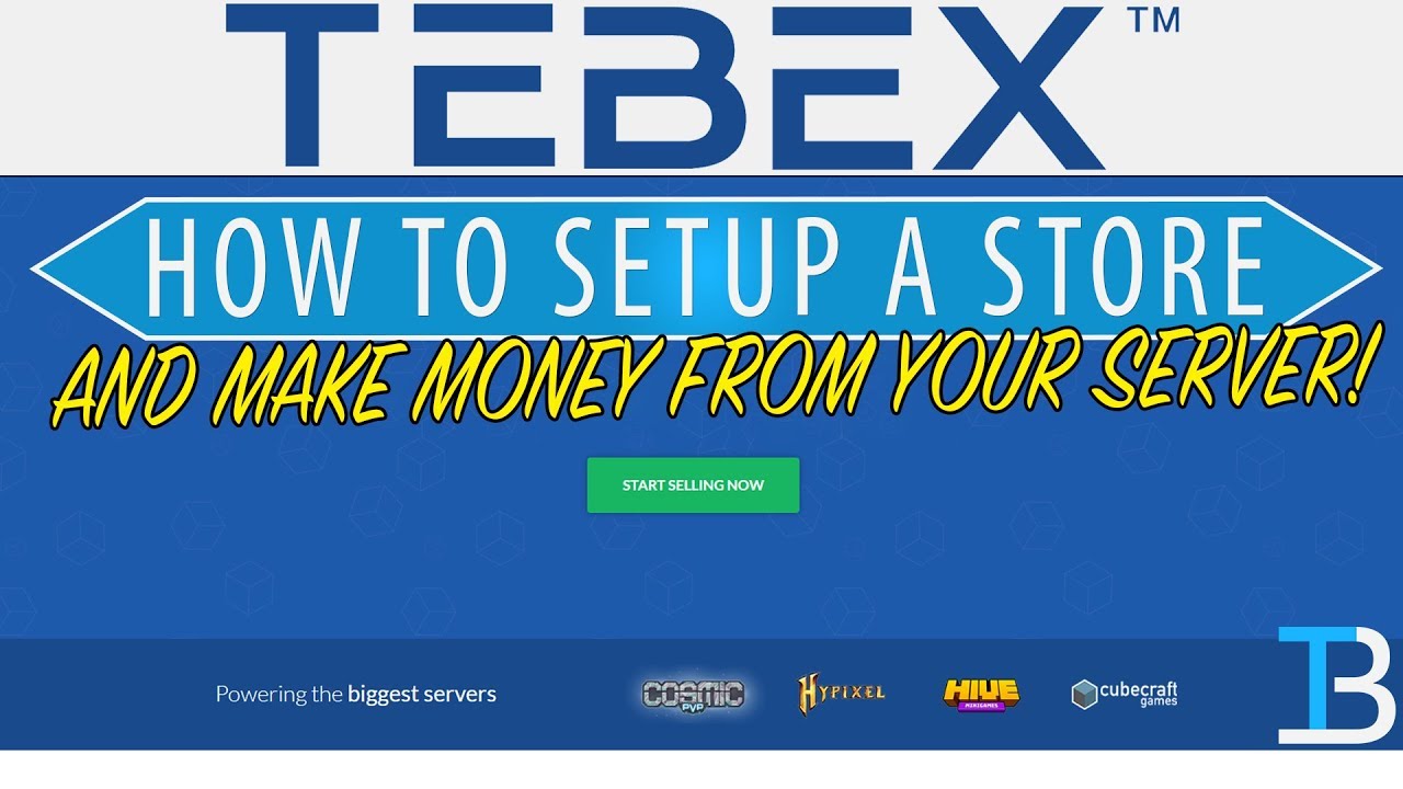 How To Setup A Tebex Store (Add BuyCraft to Your Minecraft Server)