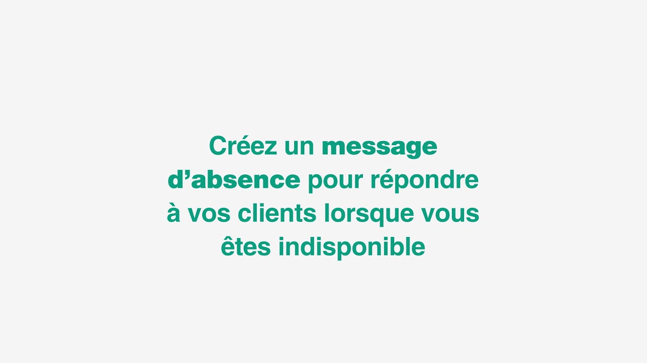 Comment utiliser les outils de messagerie dans WhatsApp Business