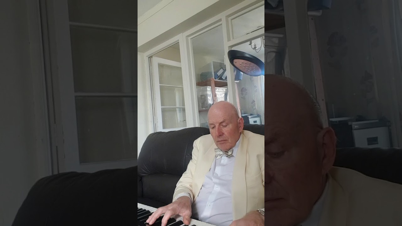 Dave Brooker plays Beethoven on the sofa