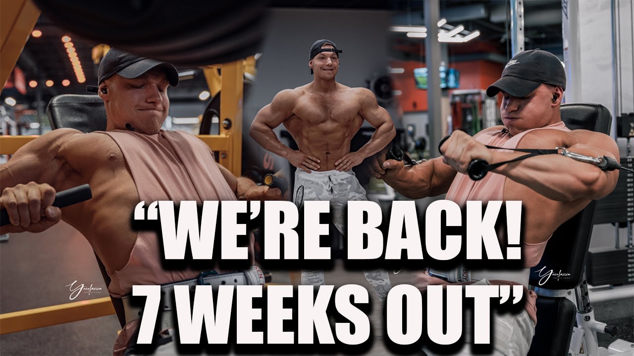 CHEST & TRICEPS | WORKOUT+TIPS | PHYSIQUE UPDATE | 7 WEEKS OUT
