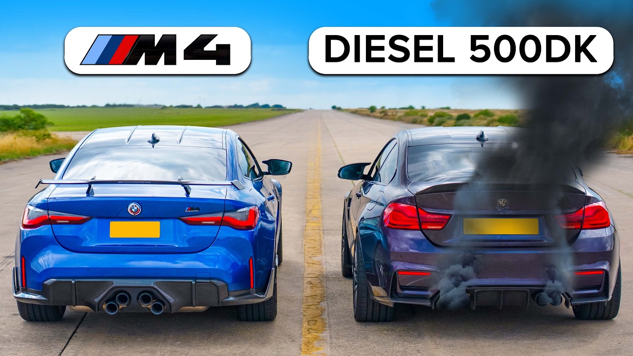 BMW M4 v ‘M4’ Diesel 500 dk & Nitrous: DRAG RACE