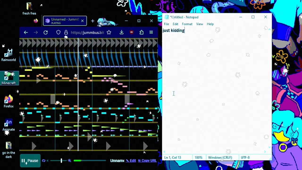 Lemon Demon - Aurora Borealis (modded beepbox cover)