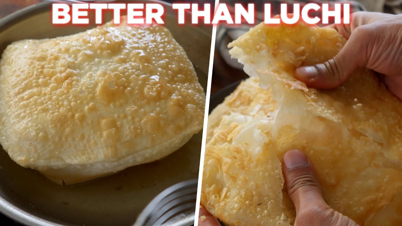 Better than any Restaurant! Homemade Layered Luchi Porota & Suji Halwa