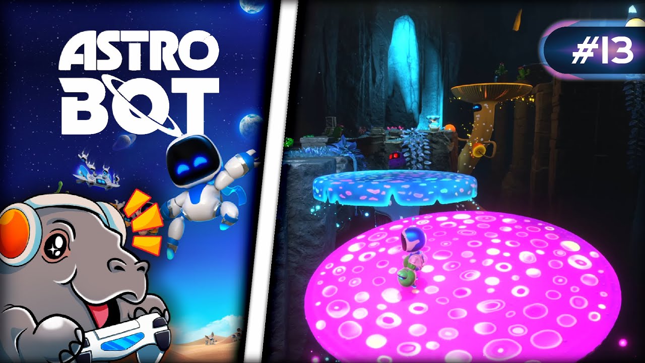 #13 Starcie z Wielką Kałamarnicą | Robacza Grota + Boss [Astro Bot]