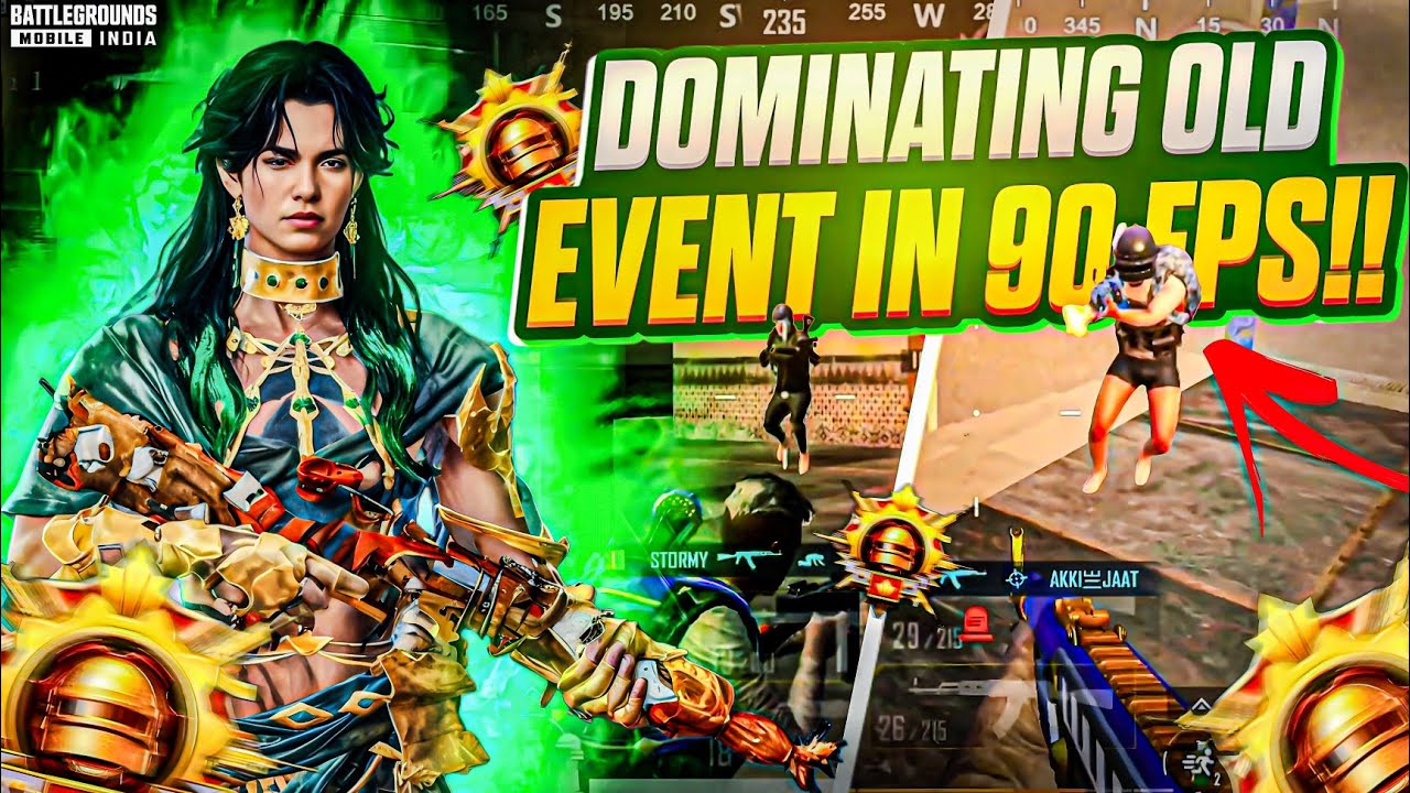 Dominating ‘‘OLD EVENT” in 90 FPS Player! 🔥🔱 || POCO F6 🔥 ||BGMI||