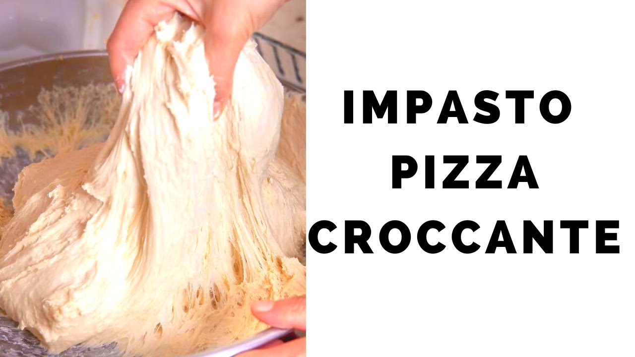 IMPASTO PER PIZZA CROCCANTE E SCIOGLIEVOLE Solo 5 gr di Lievito