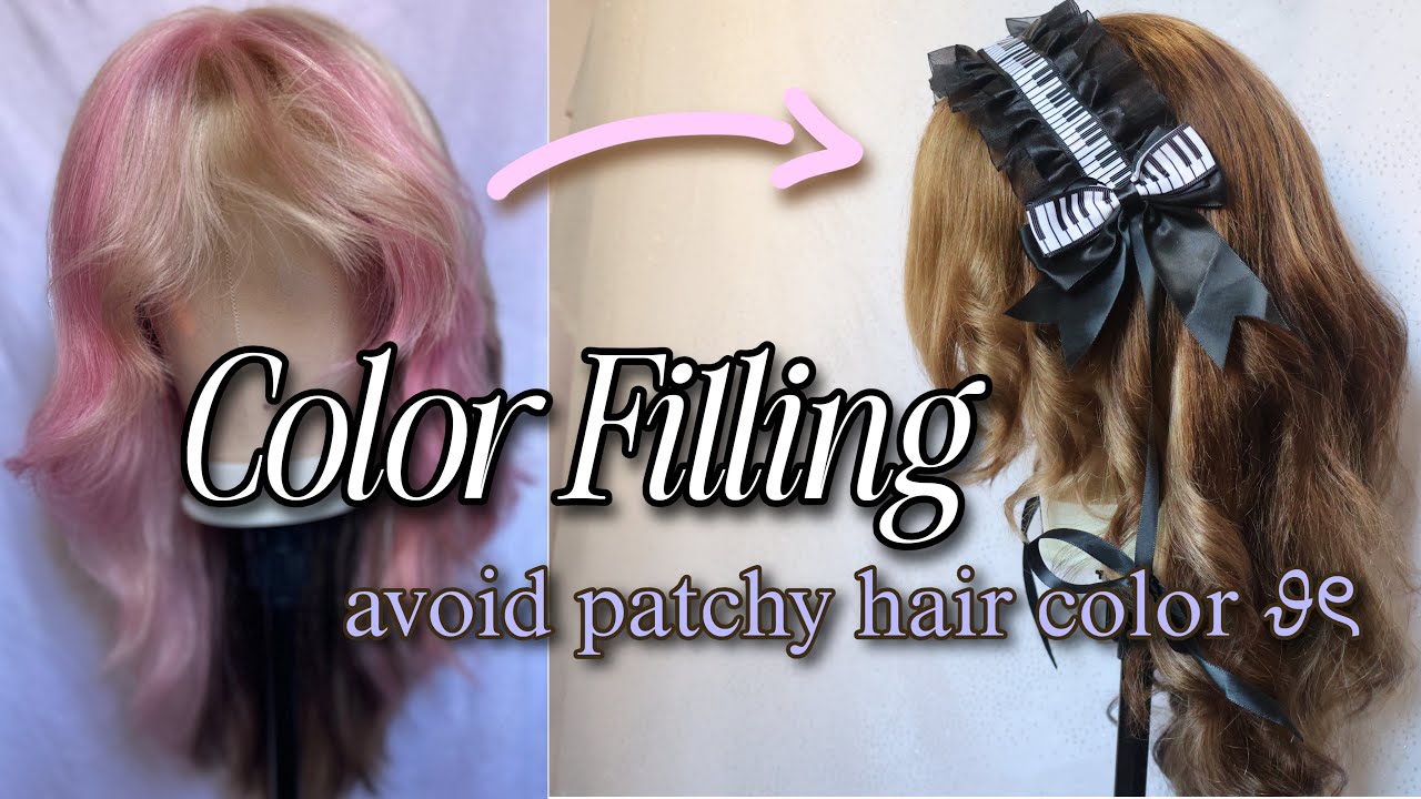 Avoid Patchy Hair Color ... 𖹭.ᐟ