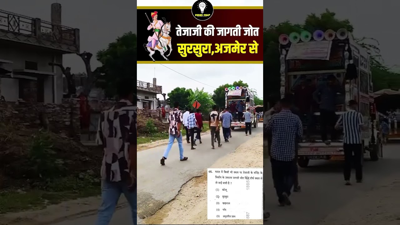 तेजाजी की जागती जोत l lokdevta Tejaji l rajasthan gk l madan sir #tejaji #gk #viral