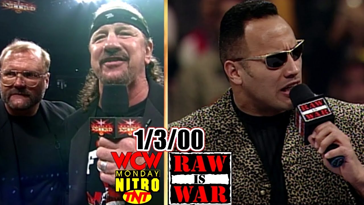WWF RAW vs. WCW Nitro - January 3, 2000 Full Breakdown - Rock Opens Millennium - Commissioner Funk