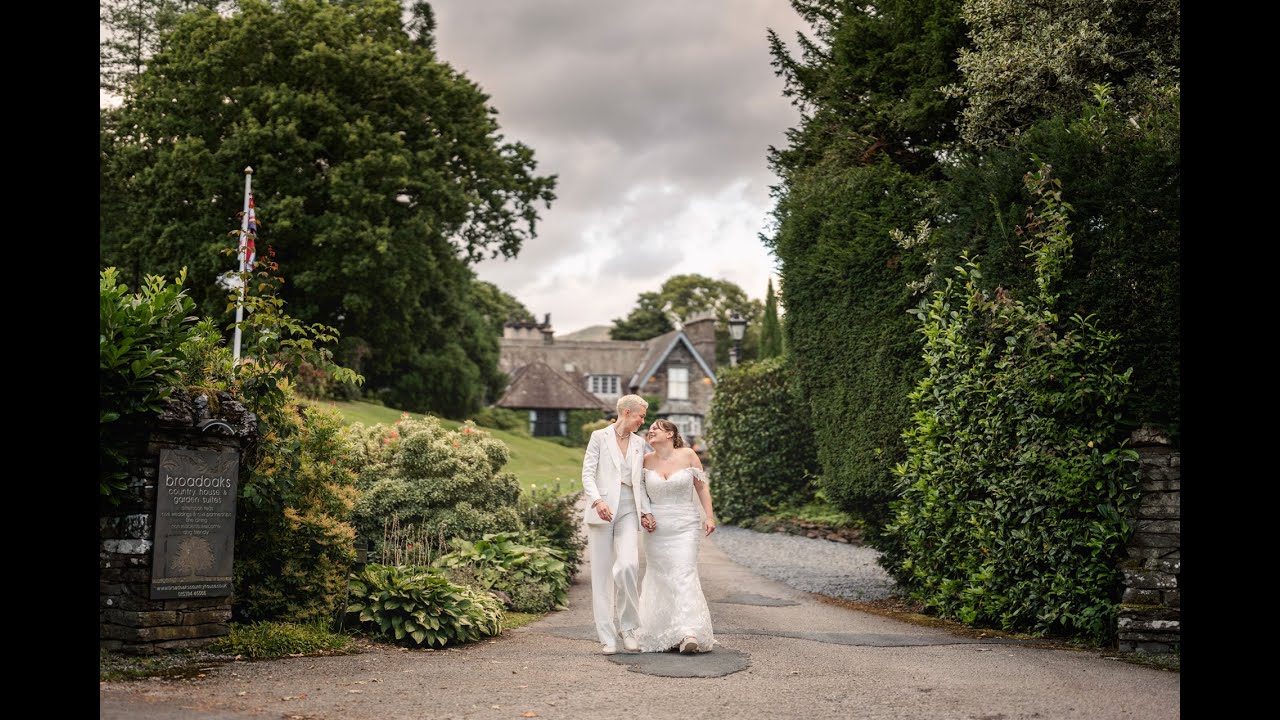 The Broadoaks Country House Wedding of Abbi and Sophie in the Lake District