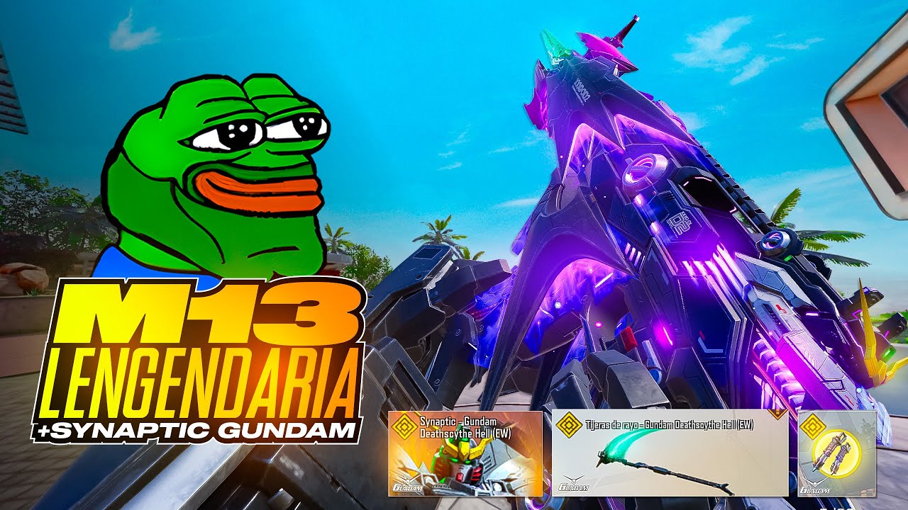 Probé la M13 Legendaria + GUNDAM Deathscythe Hell 🥶 | COD mobile