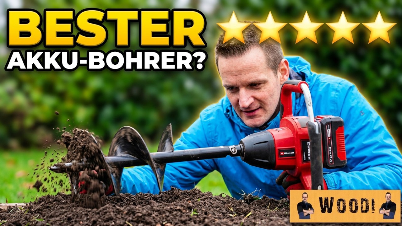 Einhell Akku Erdbohrer GP-EA 18150 Test & Vorstellung: Kraftvolles Bohren ohne Kabel!