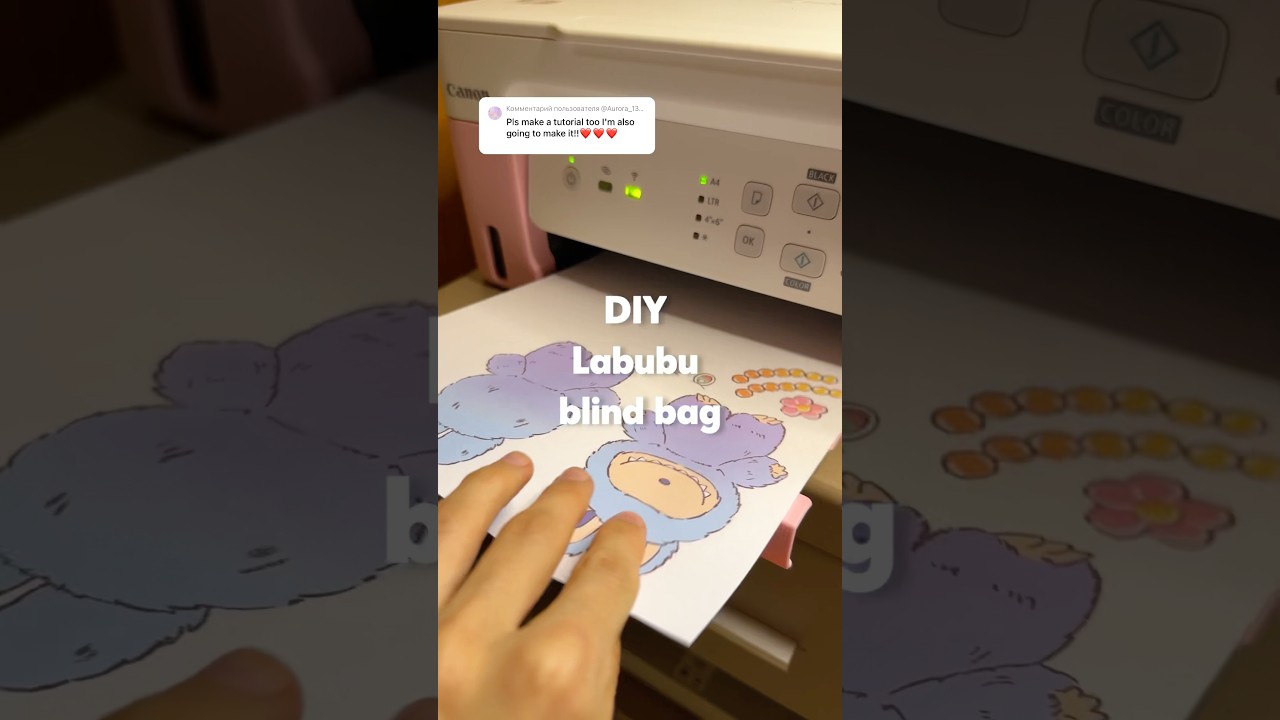 DIY Labubu blind bag🌸💡 #labubu#blindbag#surprisebag#diy#craft#draw#handmade
