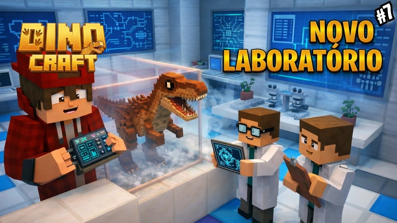 DinoCraft #7: Novo Laboratório!!