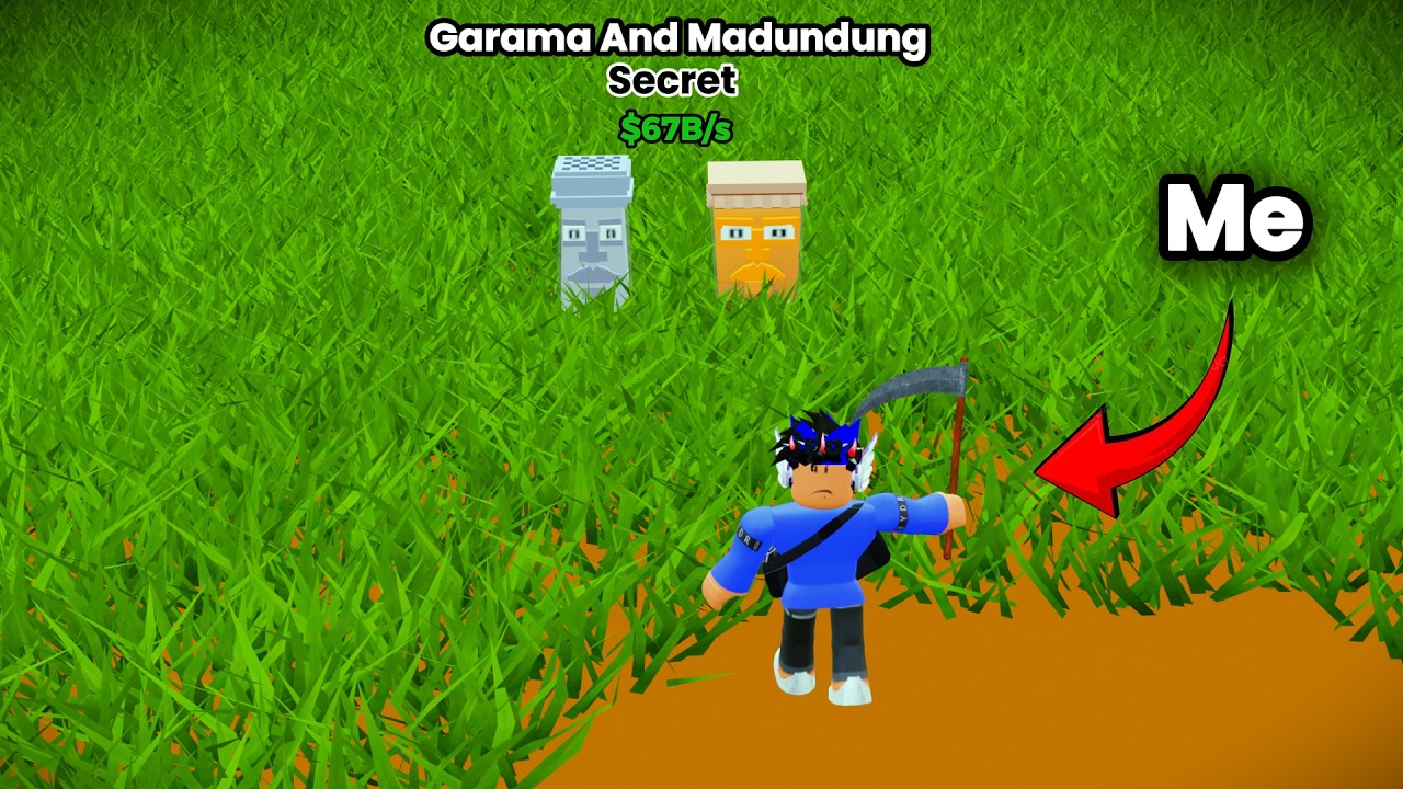 Я стал лучшим игроком в Cut Grass for Brainrots.