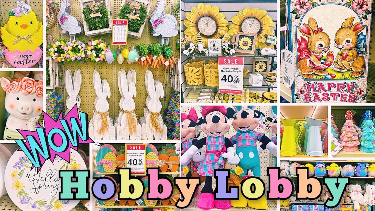 🛒👑🐣 Hobby Lobby 90% OFF!!! Plus Easter 2024 is NOW 40% Off!! Hobby Lobby Shop With Me!!👑