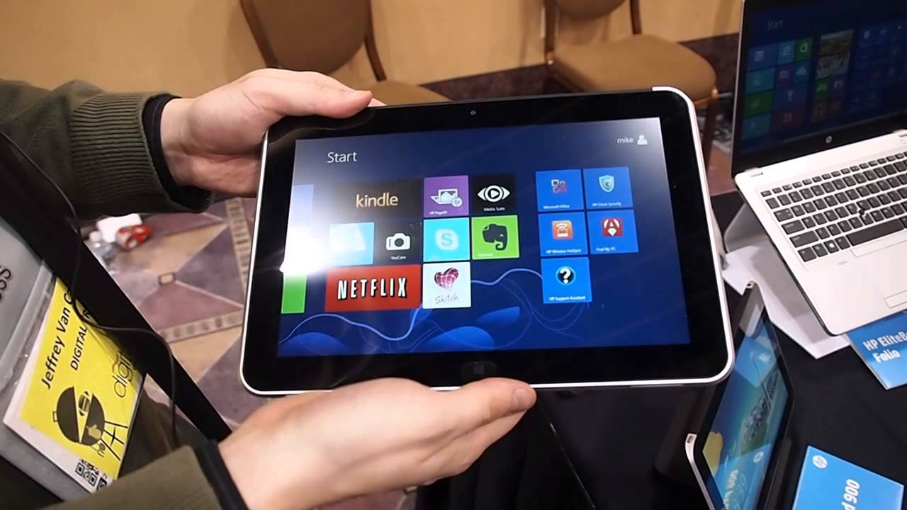 HP ElitePad 900 tablet hands on