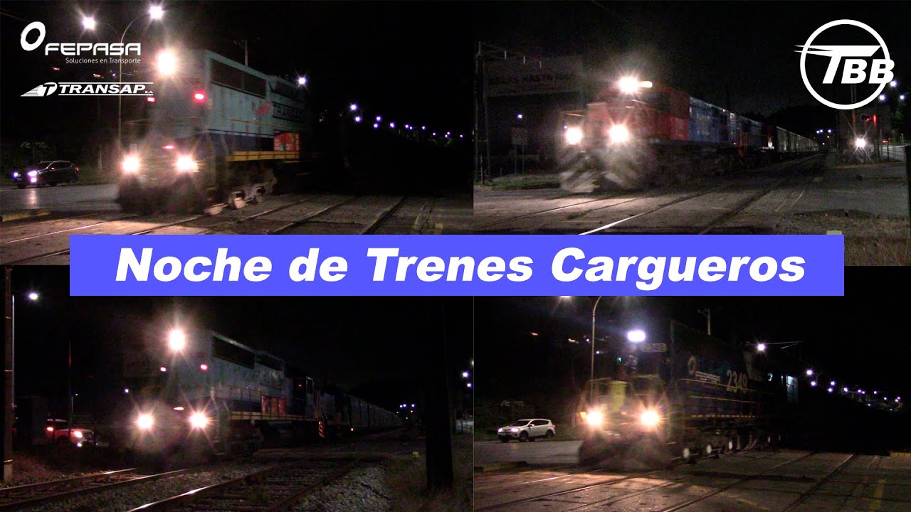 Noche de trenes cargueros por Lonco (FEPASA y TRANSAP)