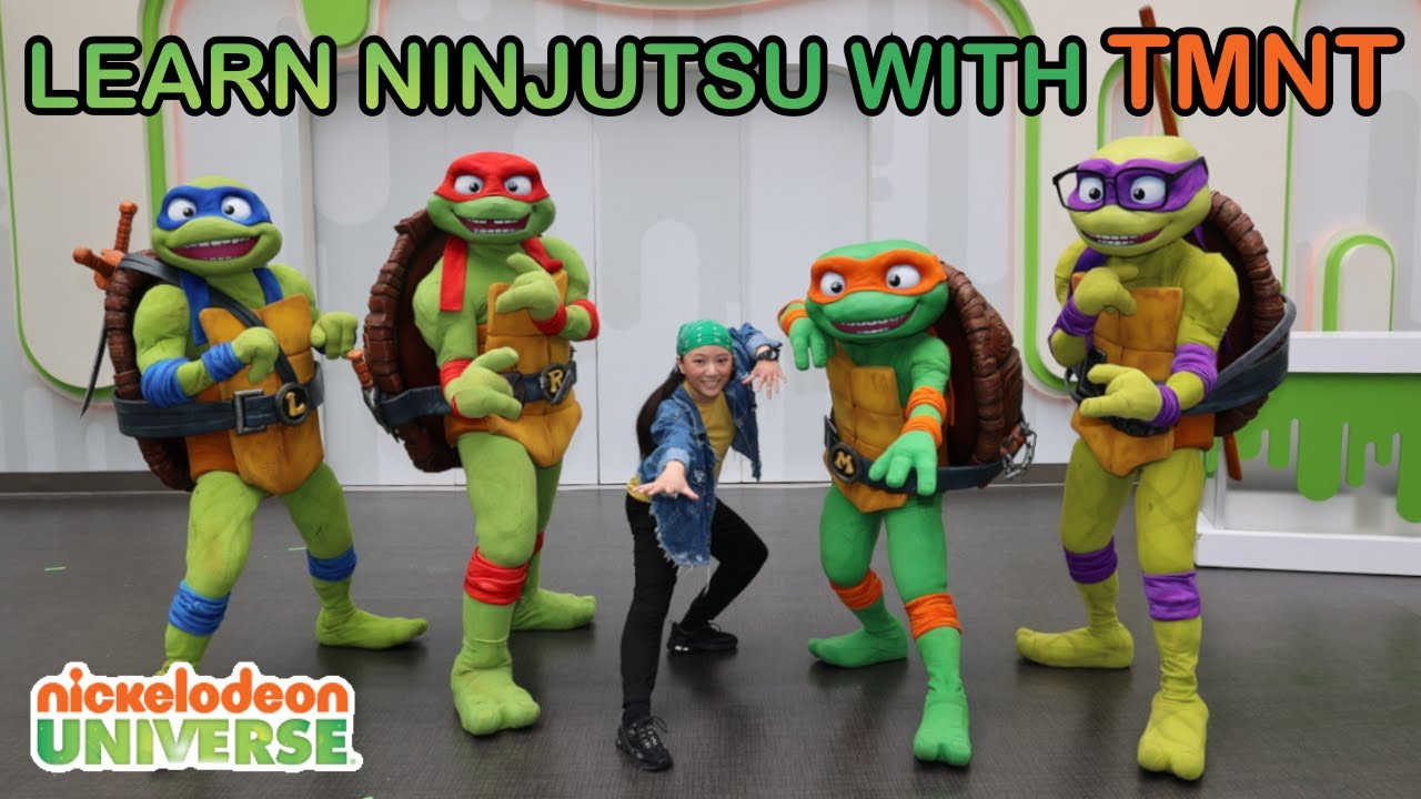 TMNT's 40th Anniversary Ninjutsu Training Session with Mutant Mayhem Teenage Mutant Ninja Turtles!