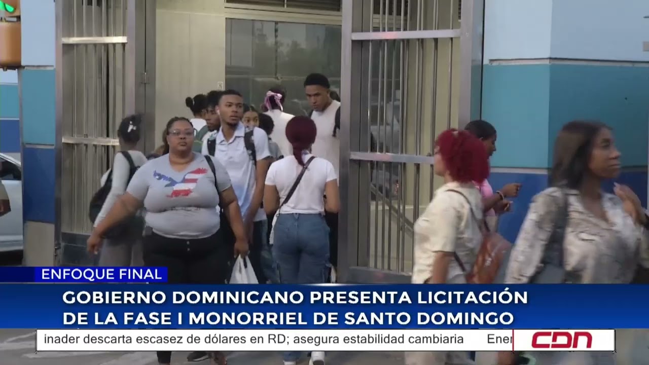 Gobierno dominicano presenta licitaci&oacute;n de la fase I Monorriel de Santo Domingo
