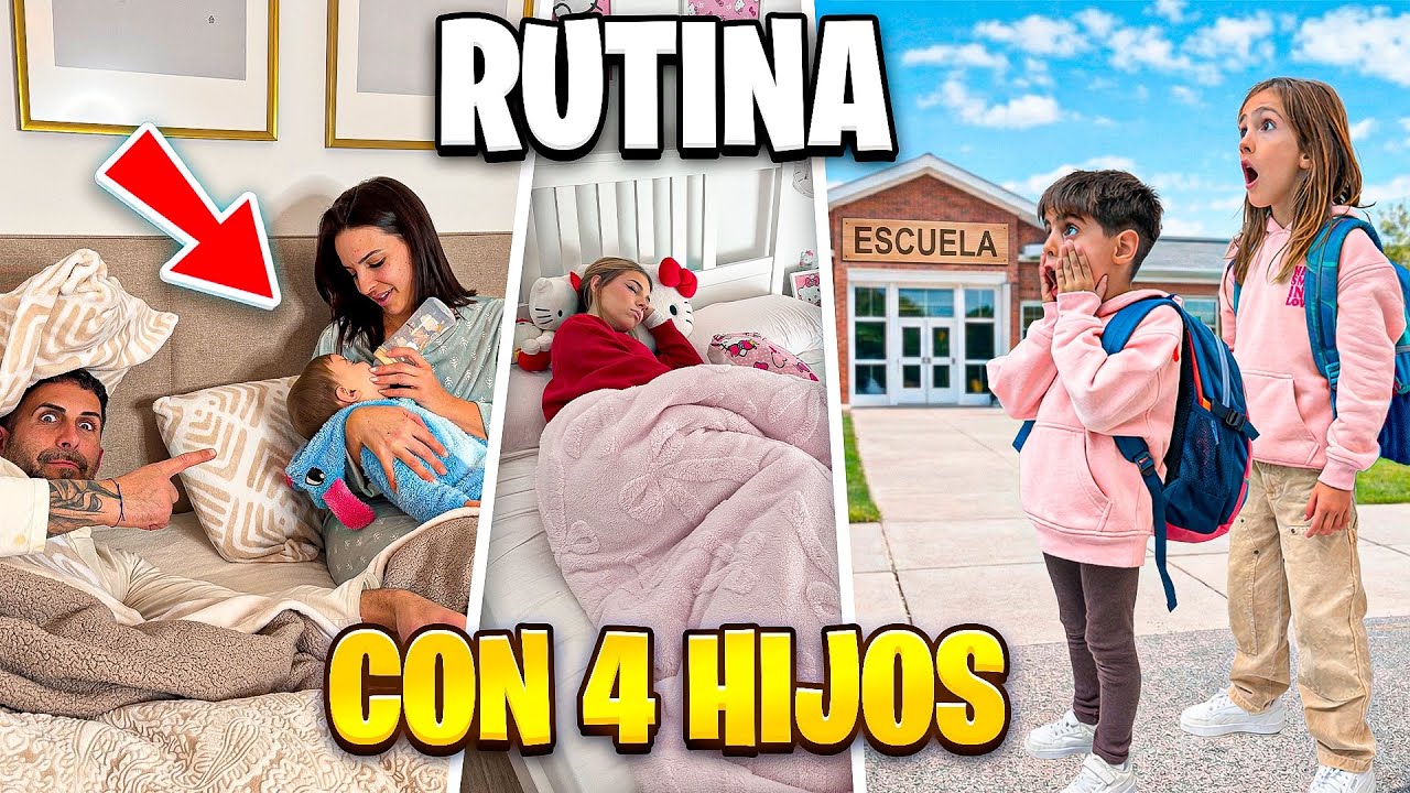 RUTINA DE MAÑANA PARA IR AL COLE CON CUATRO HIJOS - LOGAN DICE 