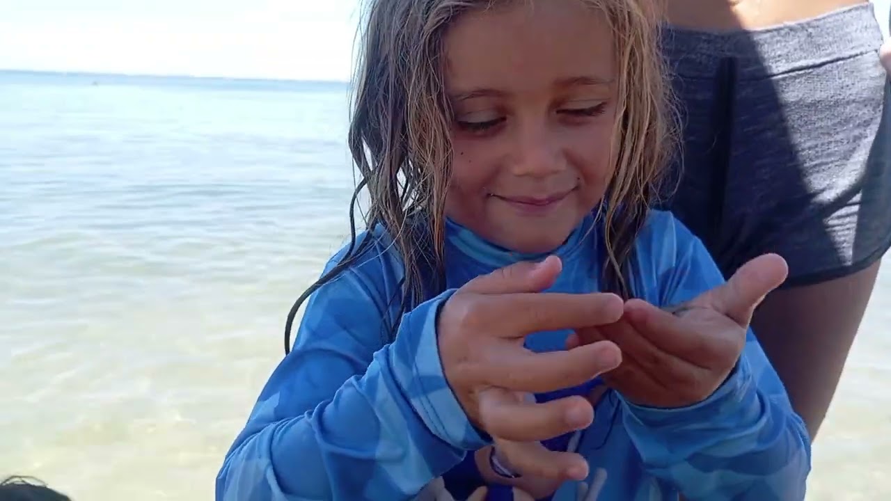 Meu primeiro dia na praia de Araruama 
