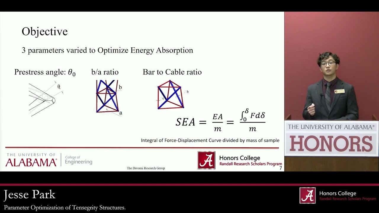 Parameter Optimization of Tensegrity Structures. | Jesse Park | RRS Live 2024