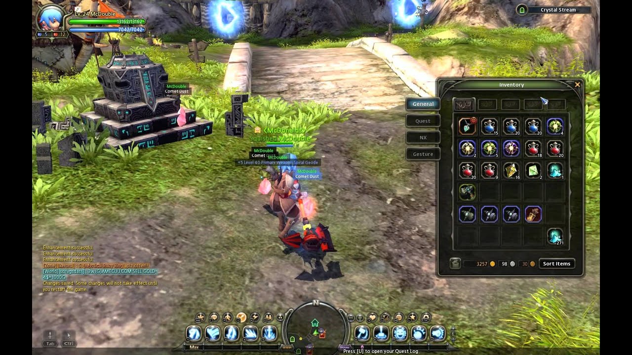 Dragon Nest: Extracting +6/8 Rare Gear