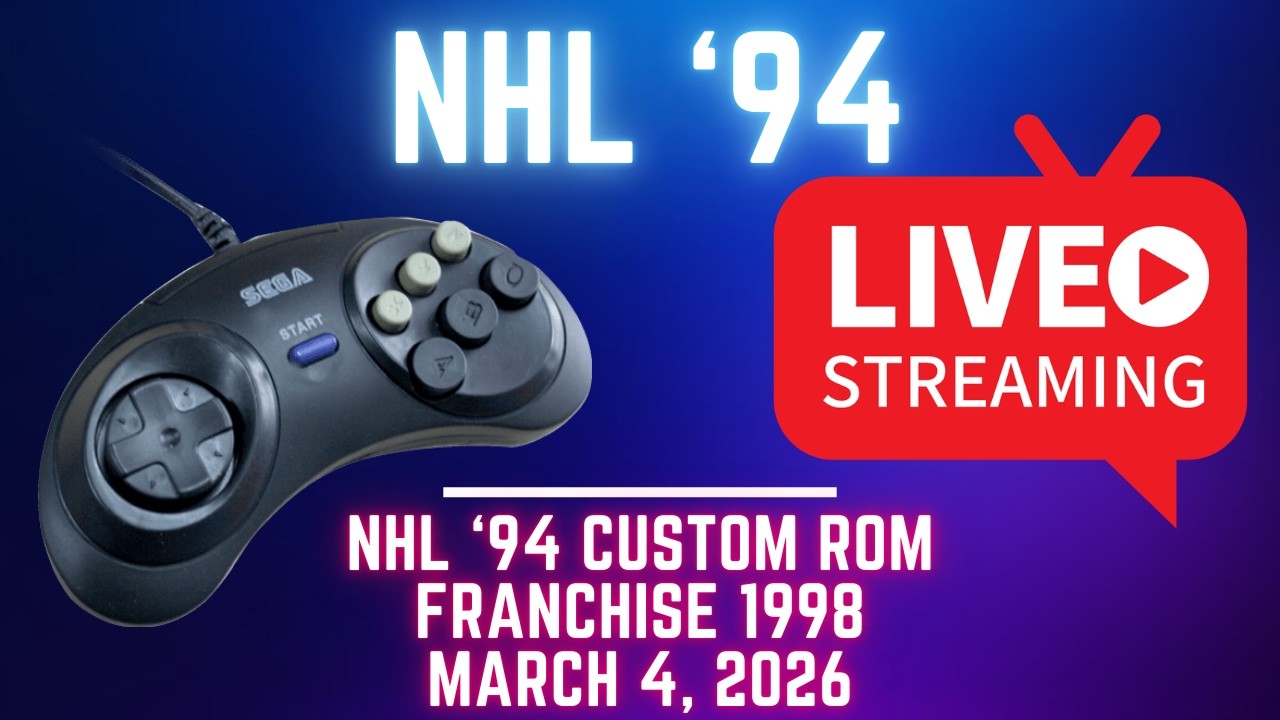 NHL '94 - Franchise 1998 games / Mar 4, 2026