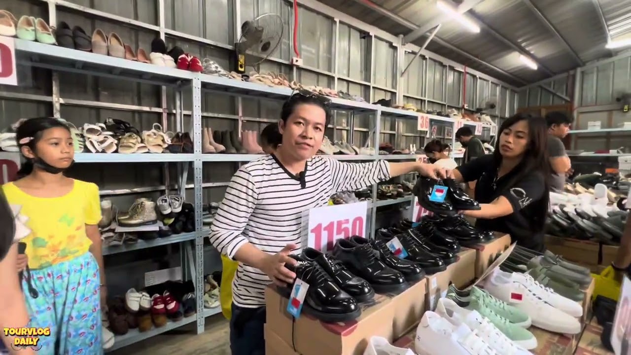 200 lang may BRANDED SHOES ka na dito! Isa sa Pinakamalaking Warehouse Sale ng mga Branded Footwear