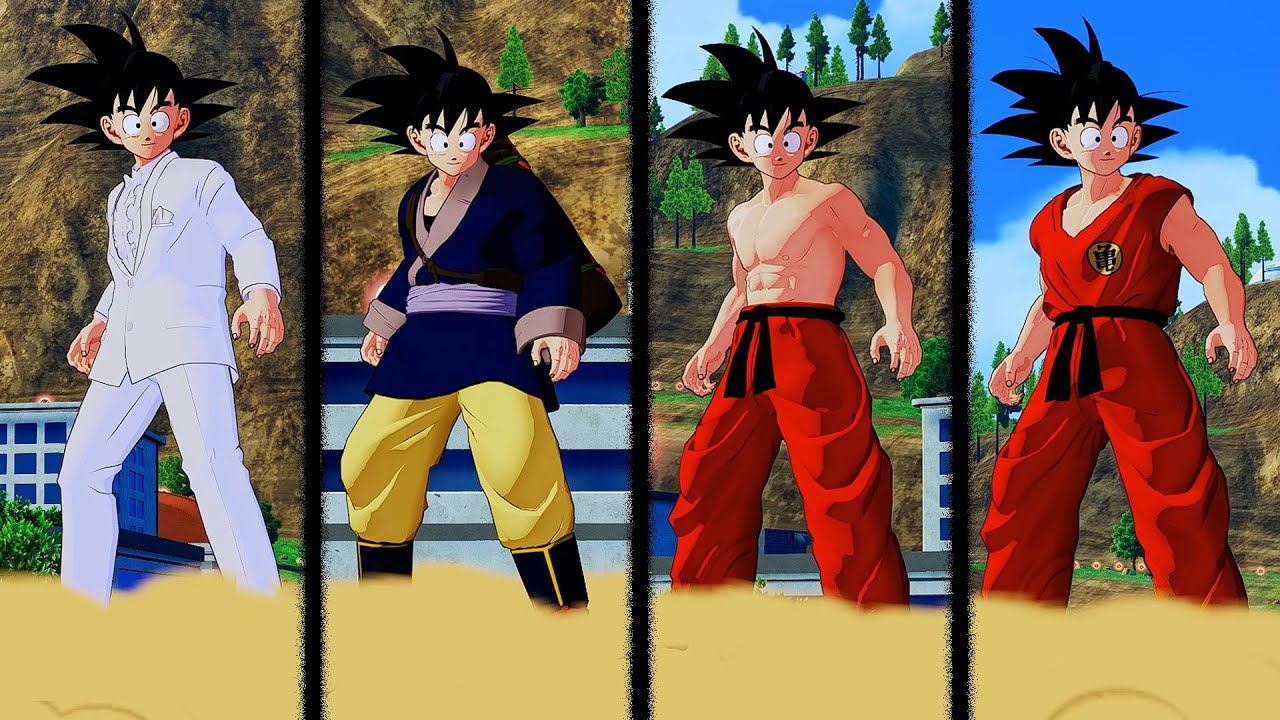 DLC 5 Goku End Game Outfits - Dragon Ball Z: Kakarot Mods