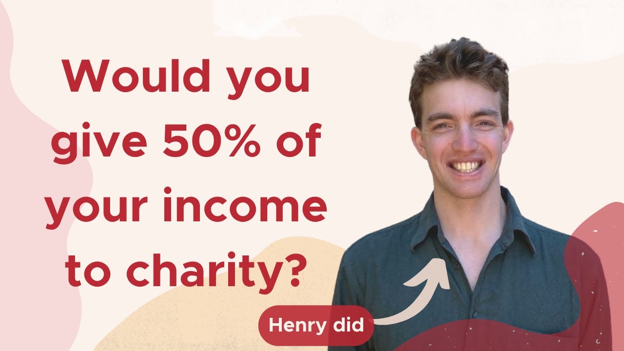 Henry Howard gave 50% of his income to charity in 2021