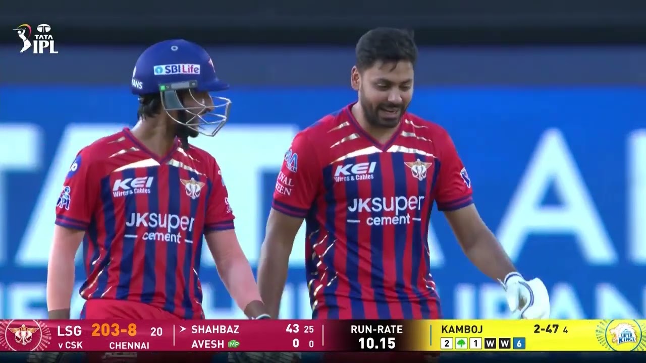 IPL MAY 10 2026 M53 LSG VS CSK MATCH HIGHLIGHTS
