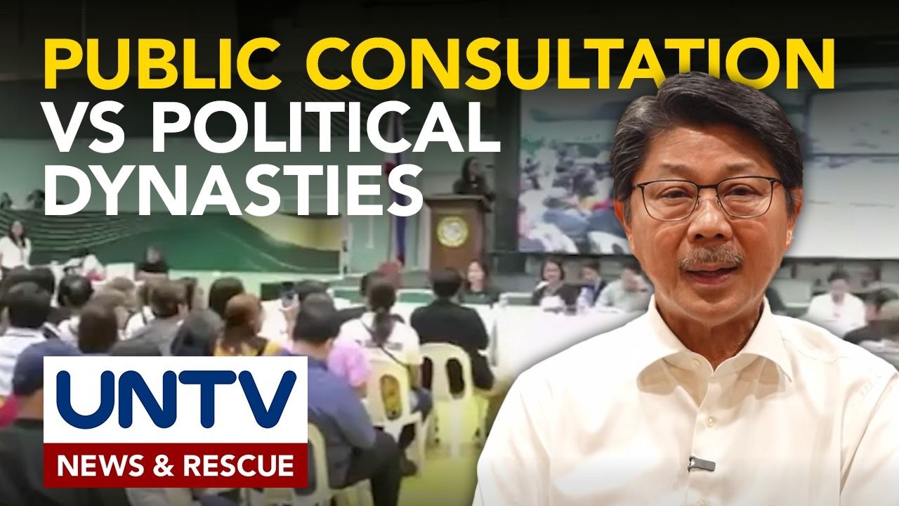Konsultasyon sa publiko kaugnay ng anti-political dynasty bills, sinimulan na ng Kamara