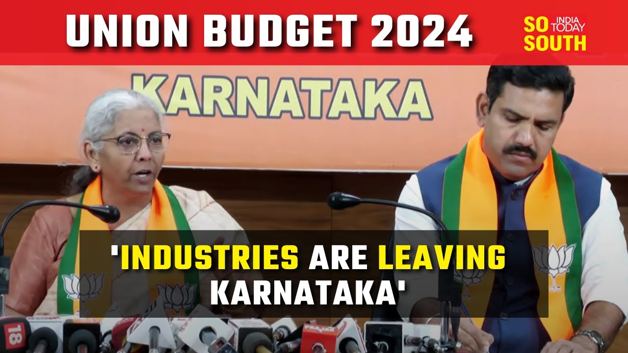 Karnataka Borrowing Has Crossed Rs 1L Cr: FM Nirmala Sitharaman Takes Dig At Congress' Promises |