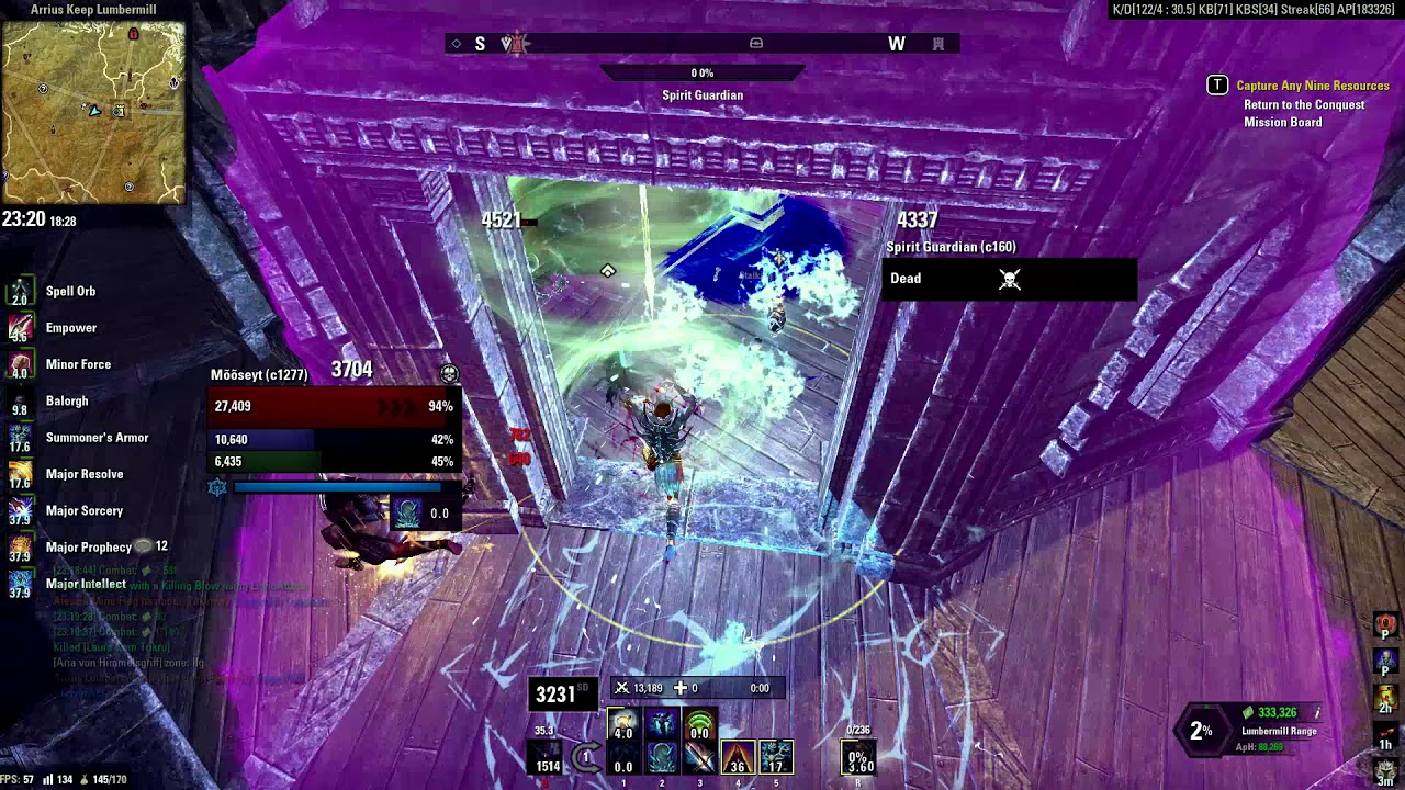 ESO - Harmony Mag Necro 1vX/outnumbered (double AP)