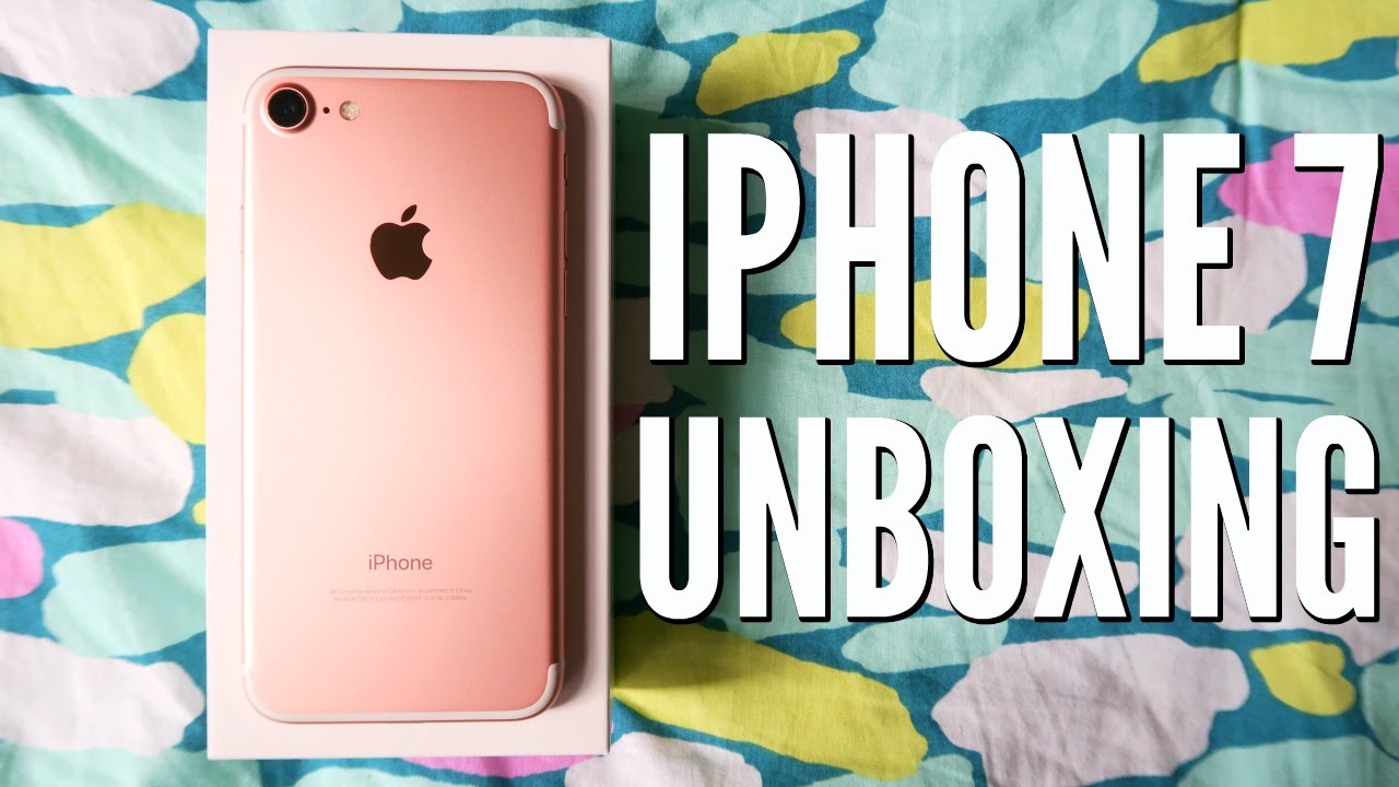 iPhone 7 Unboxing & First Impressions