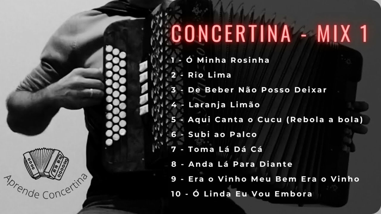 Mix 1 Concertina Portuguesa Instrumental música tradicional  [várias músicas na concertina]