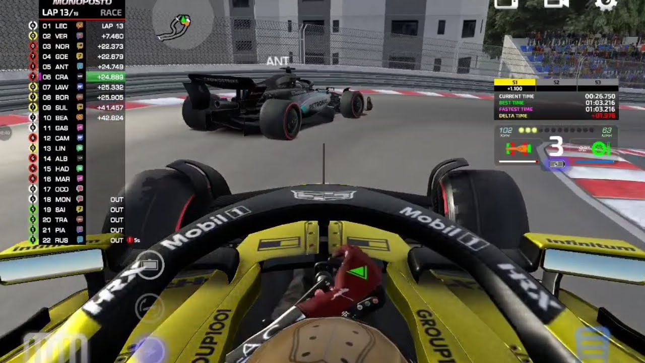 Monoposto Championship Ep.7 - Rain caused Chaos in Monaco, and a Comeback after Losing Positions