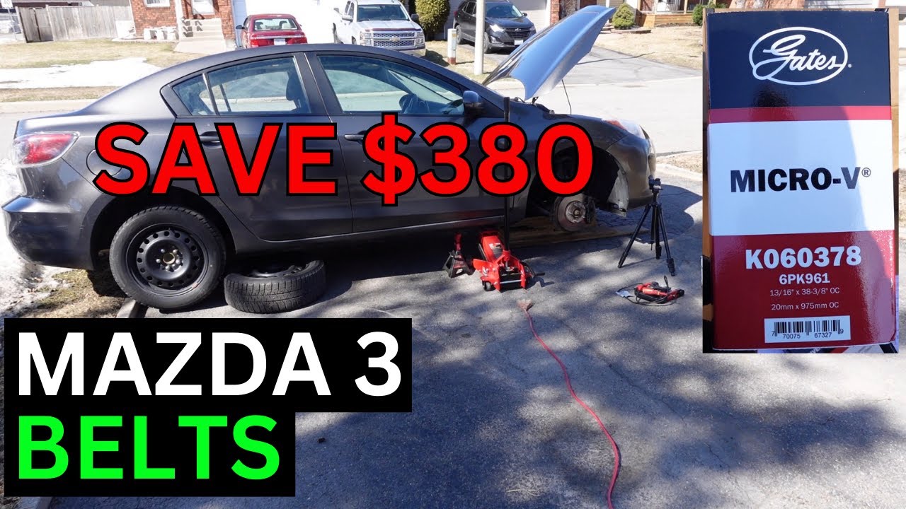 2013 Mazda 3 Belt Replacement - Skyactiv