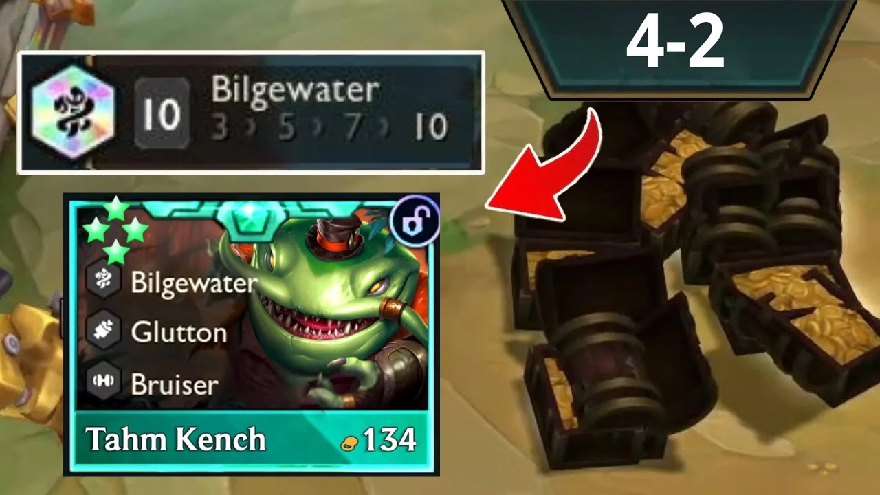 10 Bilgewater + 4-Star Tahm Kench Is INSANE! Full Board Wipe!