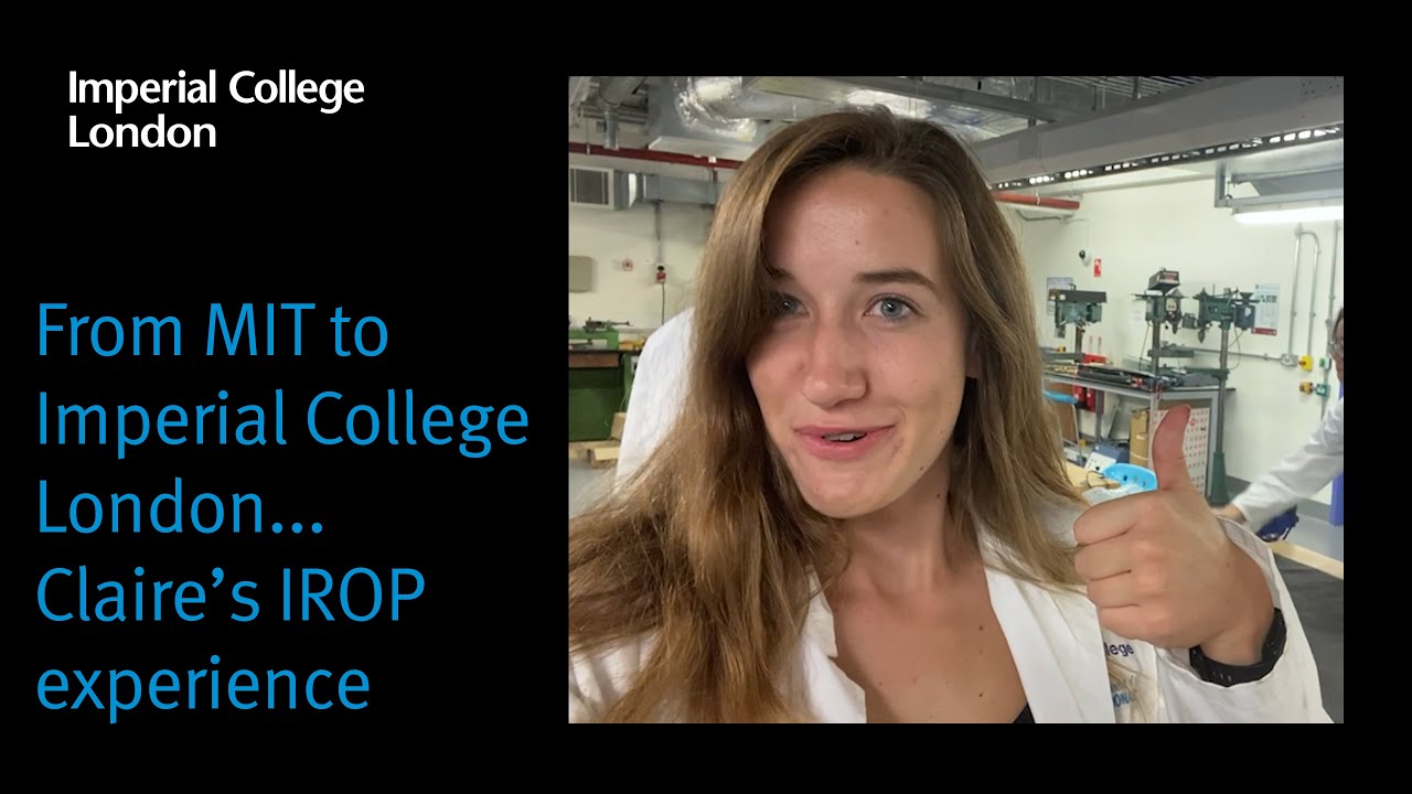 From @mit to Imperial, Claire's IROP experience