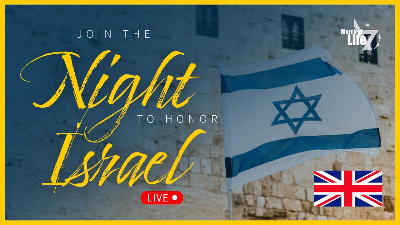LIVE | Night to Honor Israel - For Zion's sake, we must not remain silent!